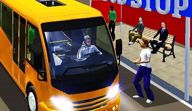 Водитель городского микроавтобуса