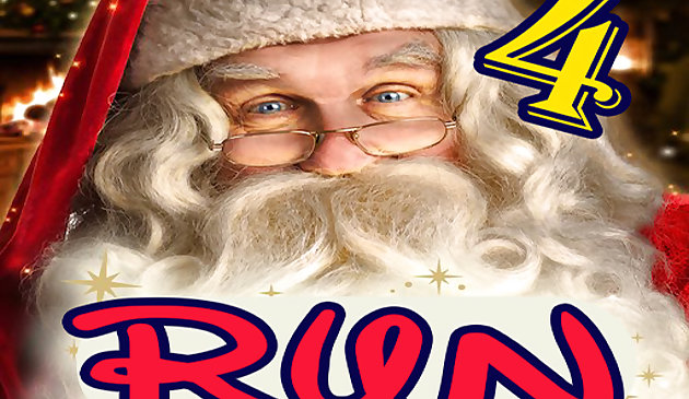 Бег Санта Клауса Рождественское вождение приключение