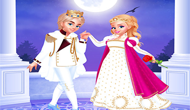 Cinderella & prince kaakit-akit - dress up
