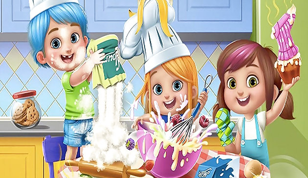 Маленькие девочки время кухни