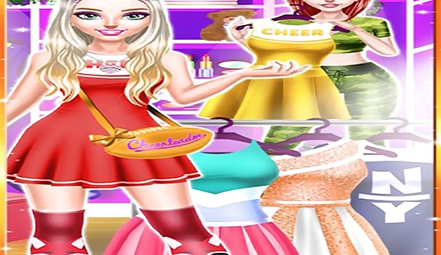 Чирлидер журнальные девушки одевалка