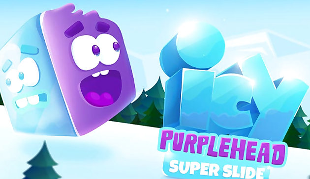 Ледяная фиолетовая голова