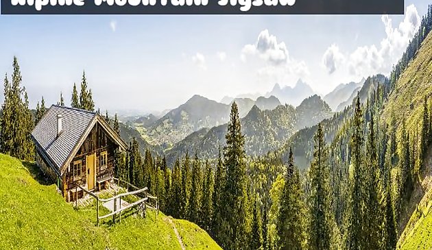 Альпийская гора пазл