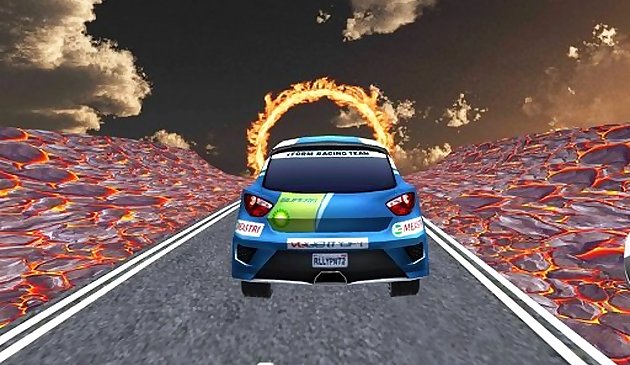 Автомобильный трюк гоночное испытание