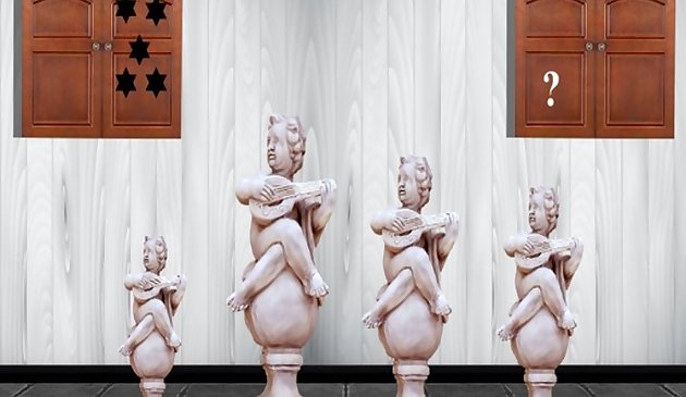 Побег дома скульптуры