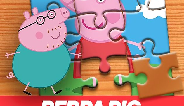 Peppa Schwein Puzzle Planet