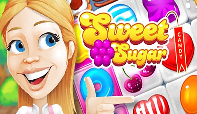 Конфетный сладкий сахар матч 3