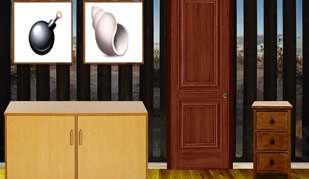 Побег дома на сваях