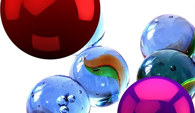 Цветные шары светятся в темноте