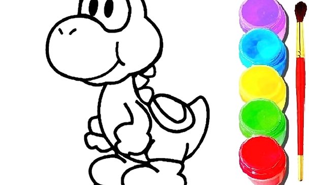 Libro para colorear de Mario