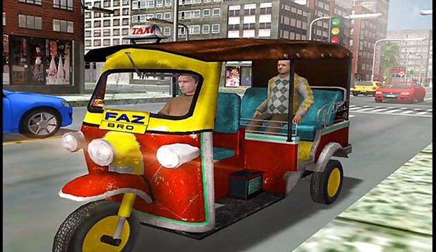 Tuk Tuk Otomatik Çekçek Sürücü: Tuk Tuk Taksi Sürüş