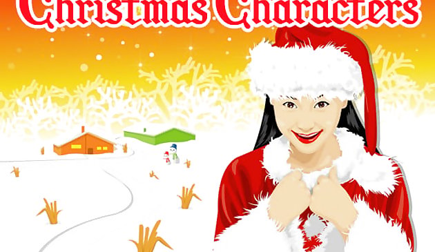 Рождественские персонажи Слайд