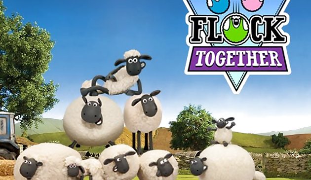 Барашек Шон стадо вместе