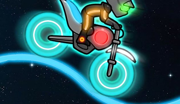 Неоновый мотокросс