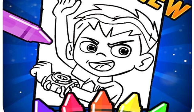 Бен 10 книжка-раскраска 2021