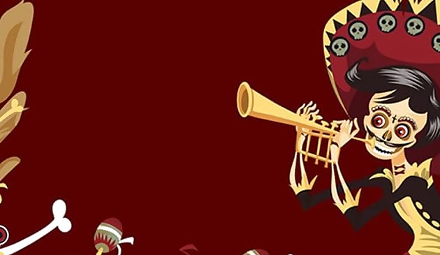 Мексиканская вечеринка скелетов отличие