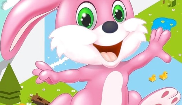 Рождественский Санта Бег кролика