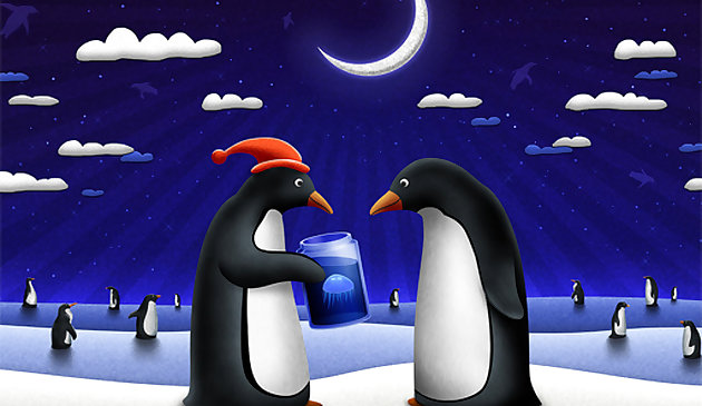 Slide de Pinguim de Natal