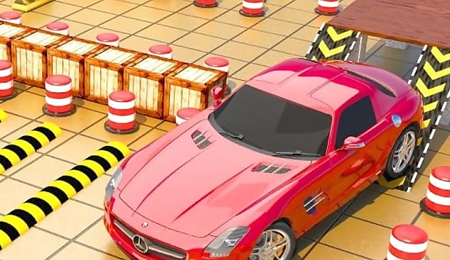 Мастер автомобильной парковки на заднем дворе