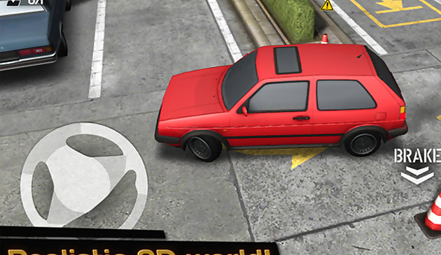 Парковка на заднем дворе 3D