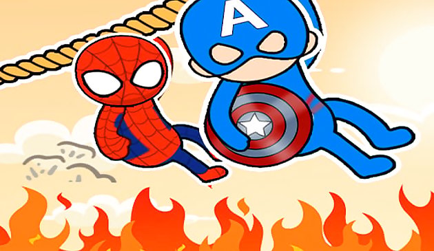 Спасение героя головоломка веревки