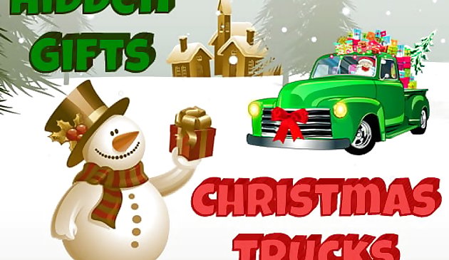 Regali nascosti di camion di Natale