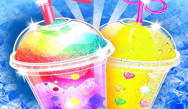 Изготовитель радужного ледяного десерта