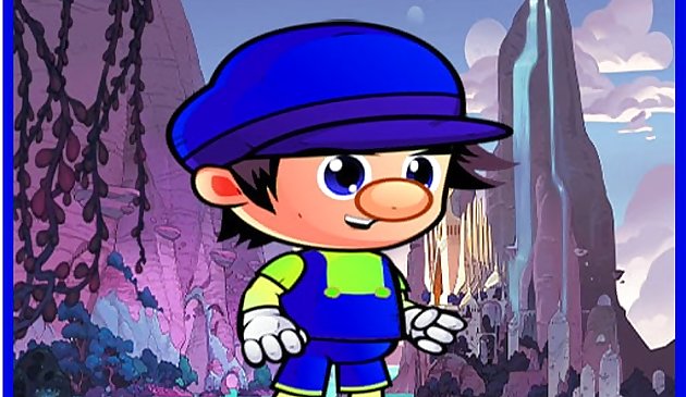 Супер мальчик прыжок