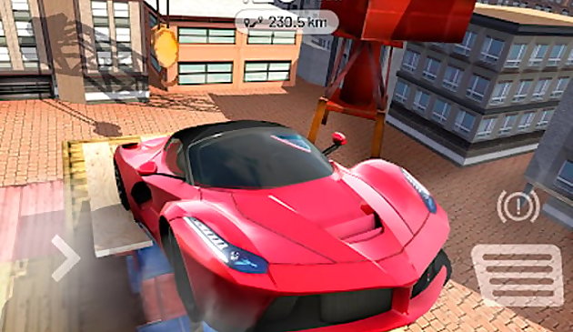 Небесный водитель Автомобильный трюк