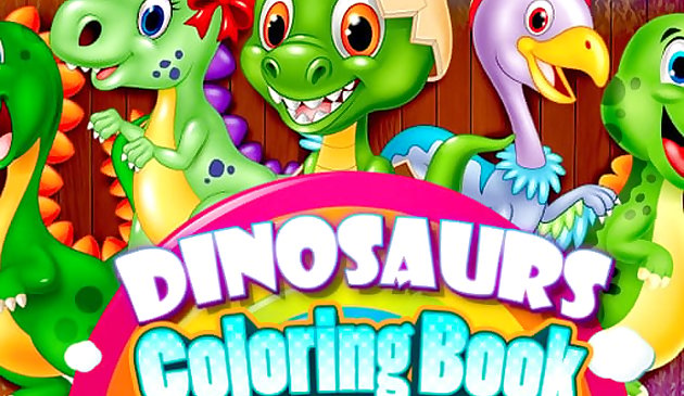 Динозавры книжка раскраска