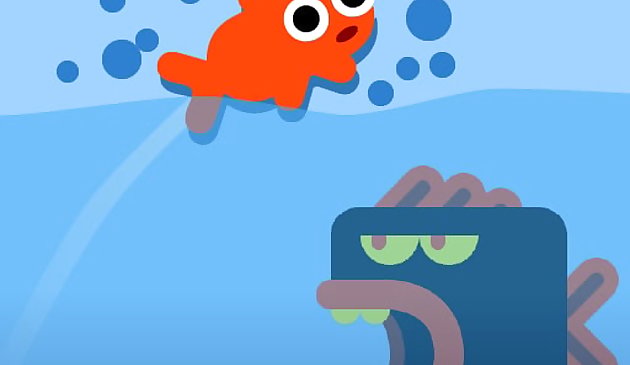 Рыбка прыгает