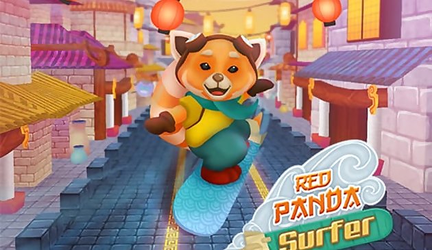Рыжий панда Серфер