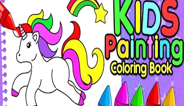 Kids Finger Painting pangkulay