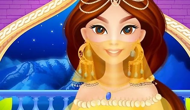 الأميرة العربية لعبة تلبيس للفتاة
