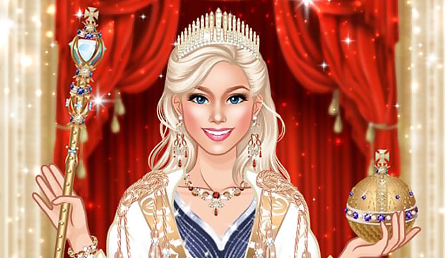 Royal Dress Up Queen Modespiel für Mädchen