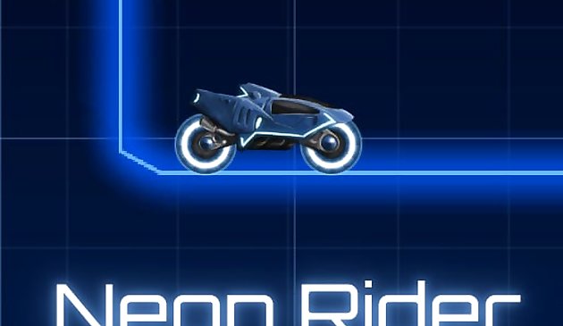 Гонка неонового байка