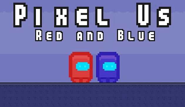 Pixel Us Vermelho e Azul