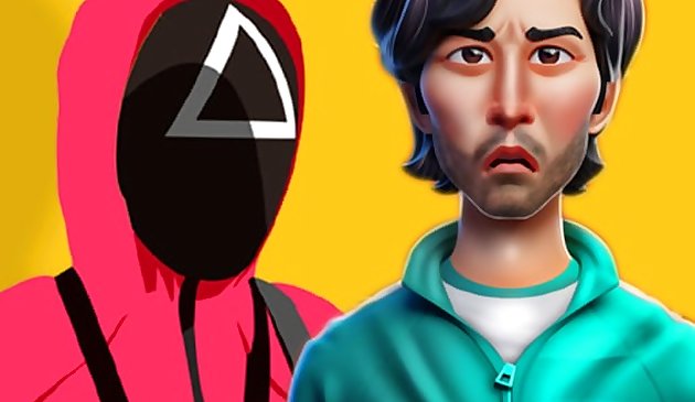 Игра в кальмара кукла 3D