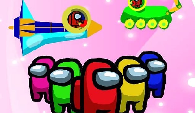 Амонг Ас космос цветастые булавки