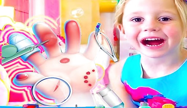Nastya Hand Doctor Spaß Spiele für Mädchen Online