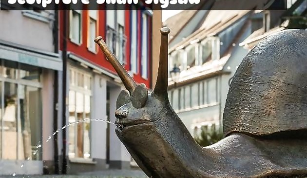 Скульптура улитки пазл