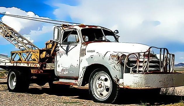 Ghép hình xe tải Rusty