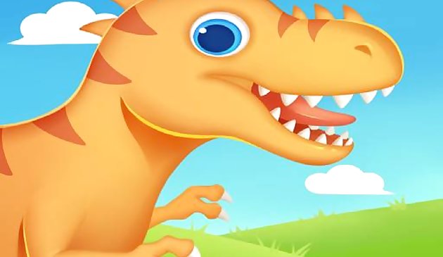 恐竜掘削ゲーム:恐竜の骨を掘る