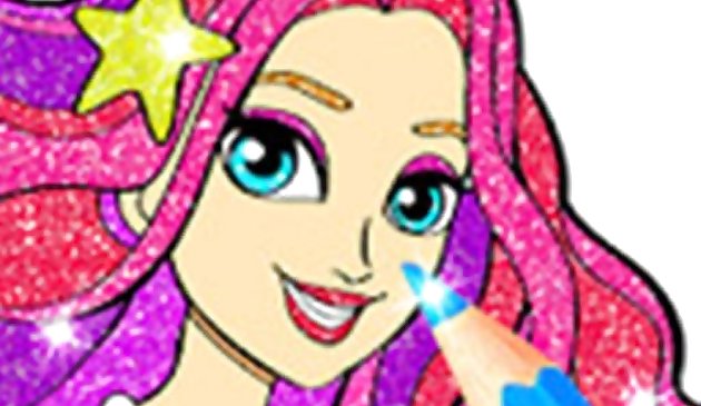 Принцесса Русалка раскраска