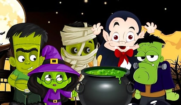 Полночь Хэллоуина пазл