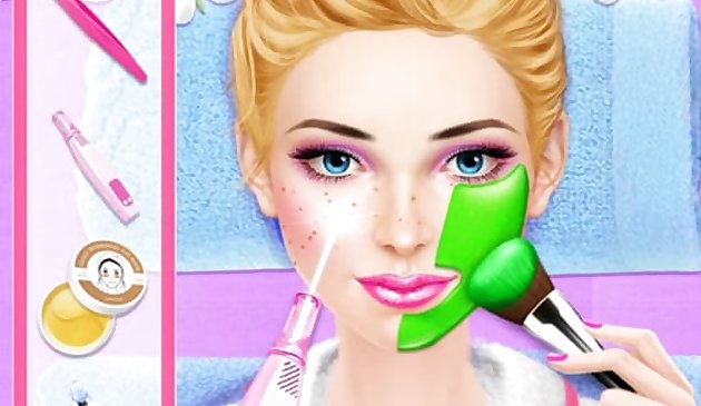 Модная девушка СПА день