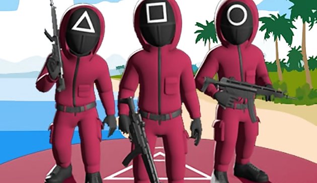 Игра в кальмара Побег с острова