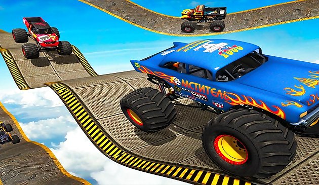 Монстр грузовик невозможный трек трюк