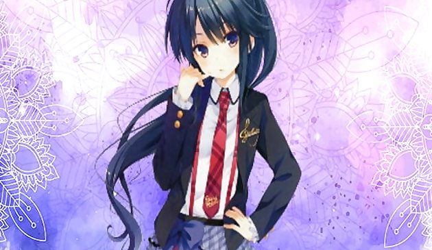 Аниме девушка пазл