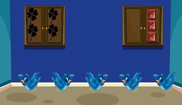 Побег дома западной синей птицы